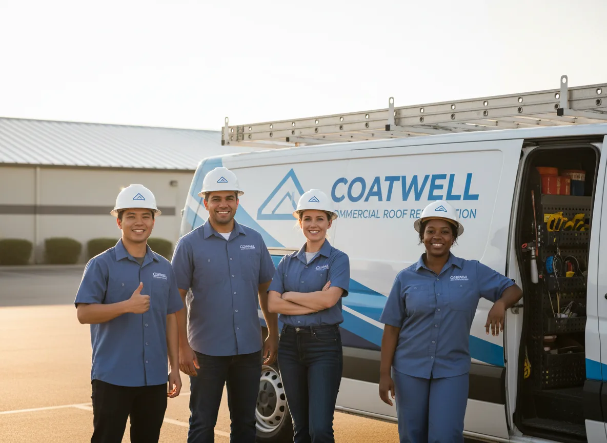 Commercial roof coating company in Le Roy, MN